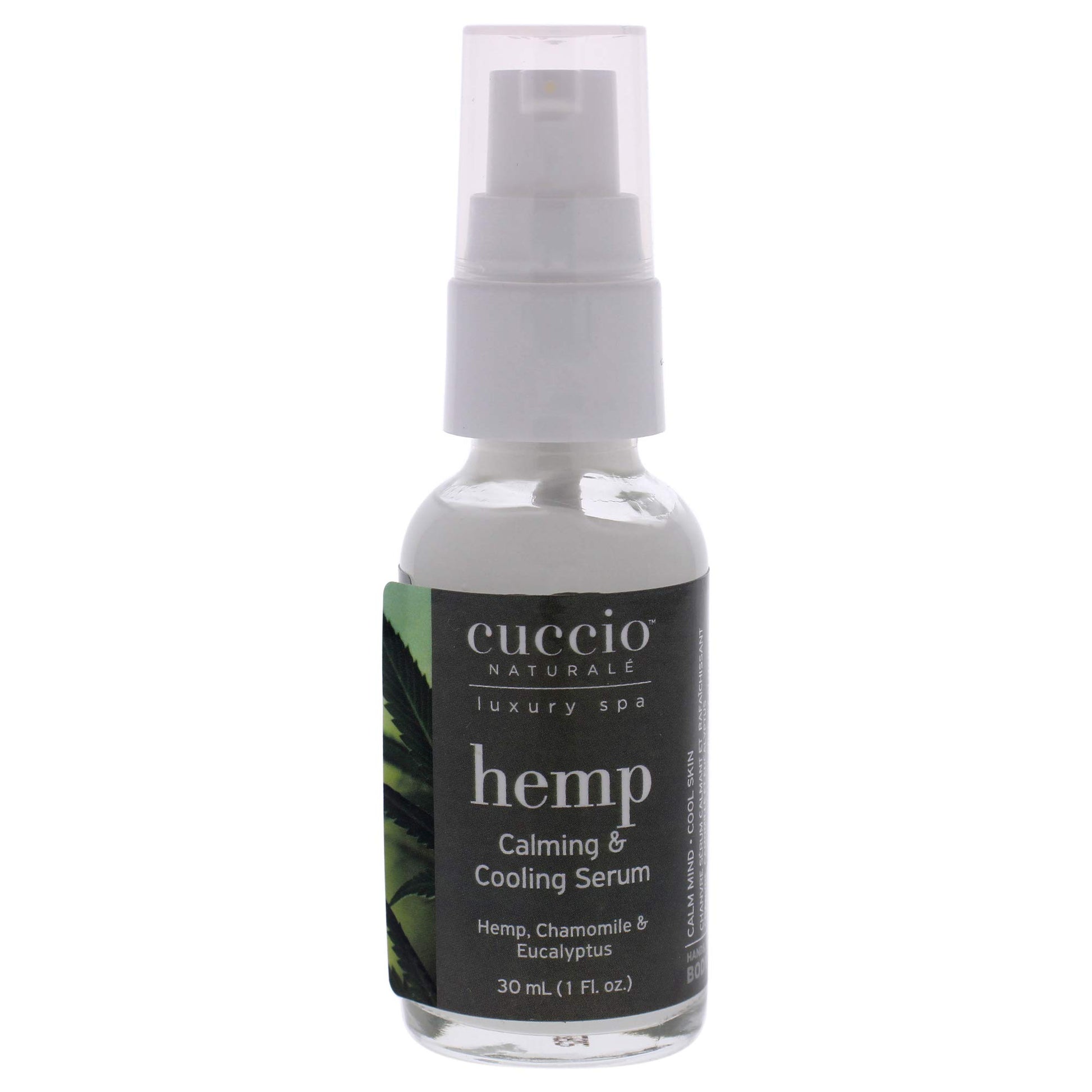 White Smoke Cuccio Naturale Hemp Calming And Cooling Serum - With Chamomile And Eucalyptus - Use On Pressure Points To Relax The Mind - Relieves Tension And Stress - Fatty Acids To Increase Hydration - 1 Oz