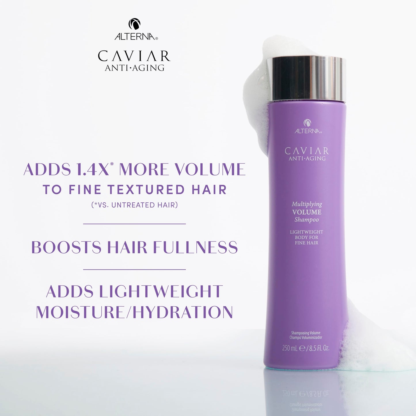 White Smoke Alterna Haircare Caviar Anti-Aging Multiplying Volume Shampoo and Conditioner Set