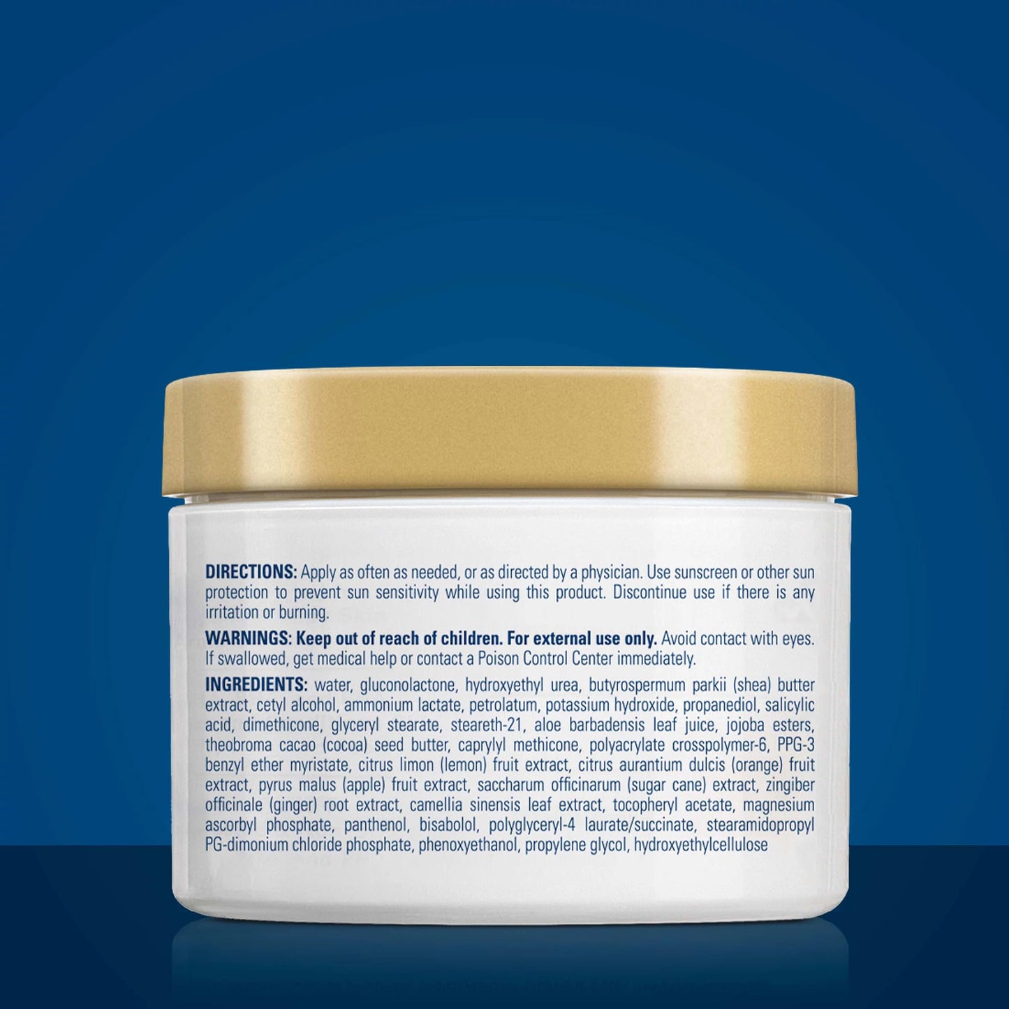 Midnight Blue Gold Bond Rough & Bumpy Daily Skin Therapy Cream, 8 oz Cream With 7 Moisturizers & 3 Vitamins