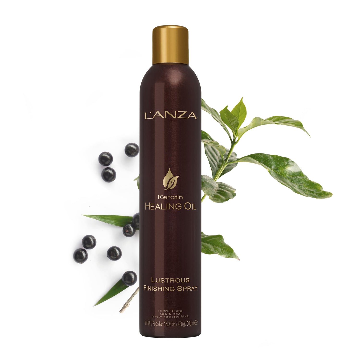 White Smoke L'ANZA Keratin Healing Oil Sampler Hair Kit, Keratin Hair Oil Treatment with Travel Size Shampoo, Finishing Hair Spray & Rapid Bond Reconstructor Hair Care Kit in a Gift Box(1.7/2/0.68 Fl Oz)