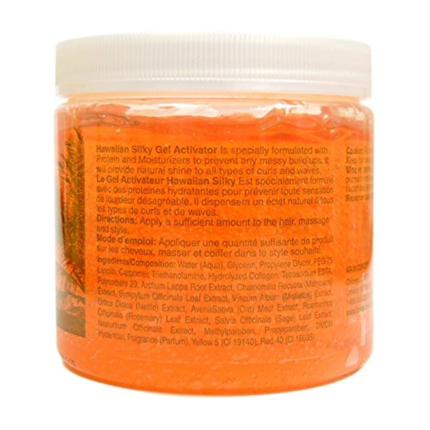 Tomato Hawaiian Silky Hawaiian silky gel activator 8 ounce, Pink, 8 Ounce