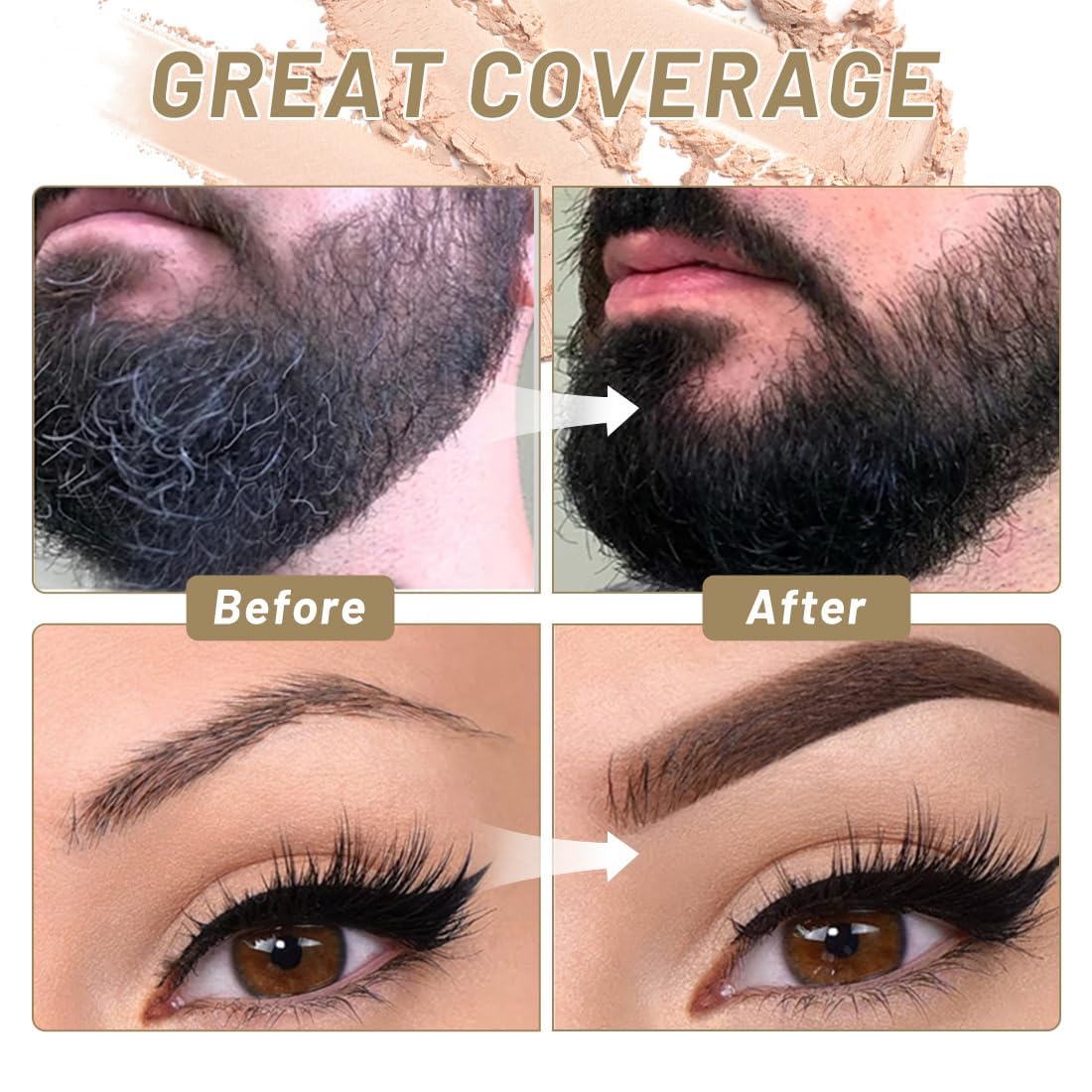 White Smoke SOVONCARE Hairline Powder - Root Touch Up & Gray Hair Concealer for Men and Women, Instantly Covers Thinning Hair and Bald Spots, Natural-Looking Coverage Dark Brown 0.35 oz