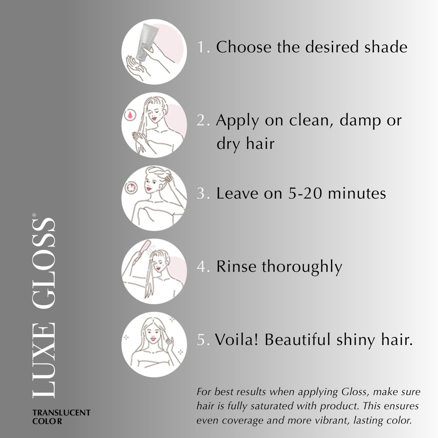 Lavender ECRU New York LUXE GLOSS Hair Gloss for Enhanced Color and Glass-Like Shine, Ginger