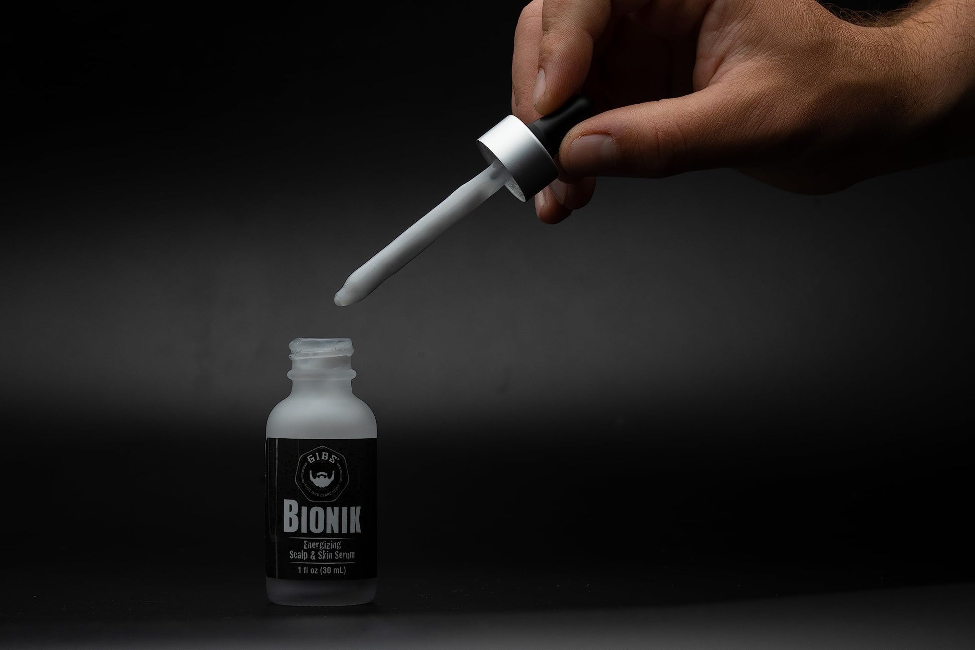Black GIBS Grooming Bionik Energizing Scalp & Skin Serum, 1 Fl Oz