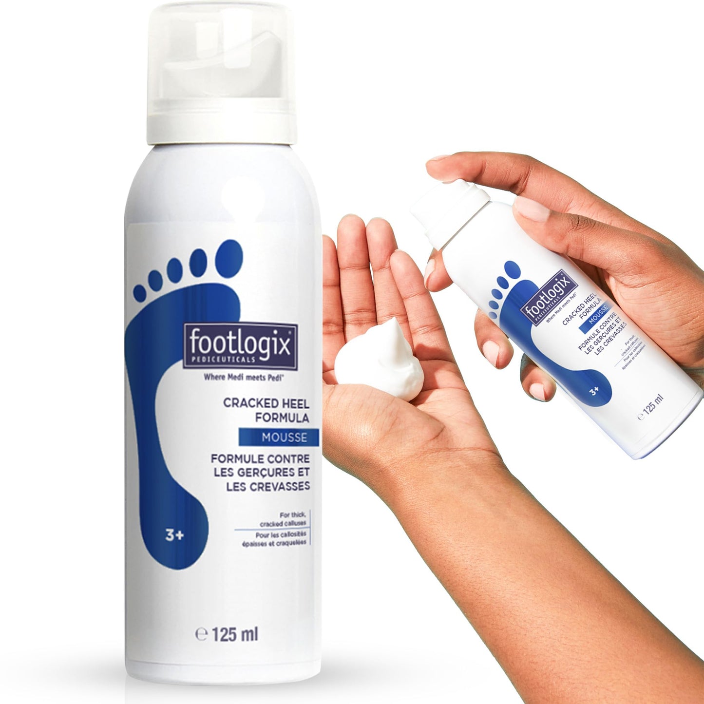 White Smoke FOOTLOGIX Cracked Heel Formula, White 4.23 Ounce