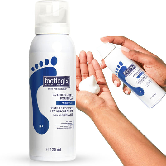 White Smoke FOOTLOGIX Cracked Heel Formula, White 4.23 Ounce
