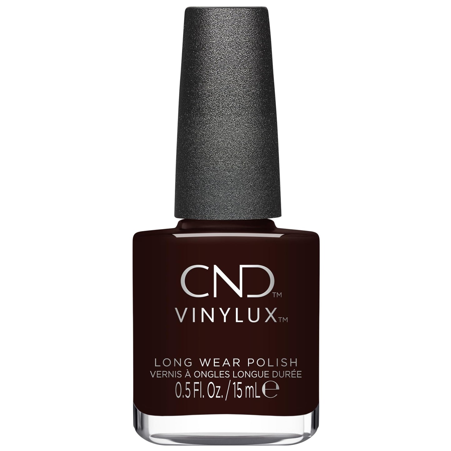 White Smoke CND Vinylux Longwear Brown Nail Polish, Gel-like Shine & Chip Resistant Color, Fedora, 0.5 fl. oz