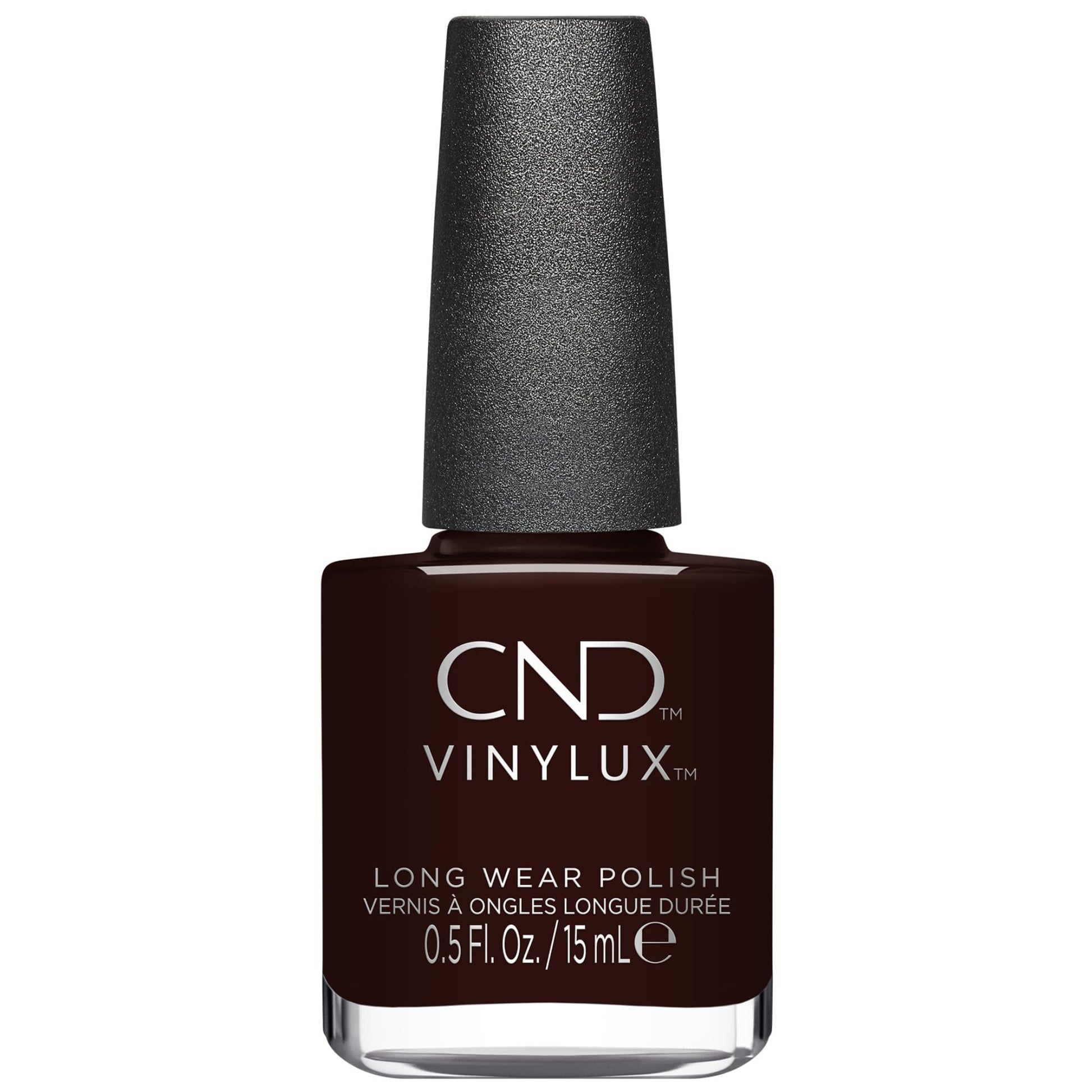 White Smoke CND Vinylux Longwear Brown Nail Polish, Gel-like Shine & Chip Resistant Color, Fedora, 0.5 fl. oz