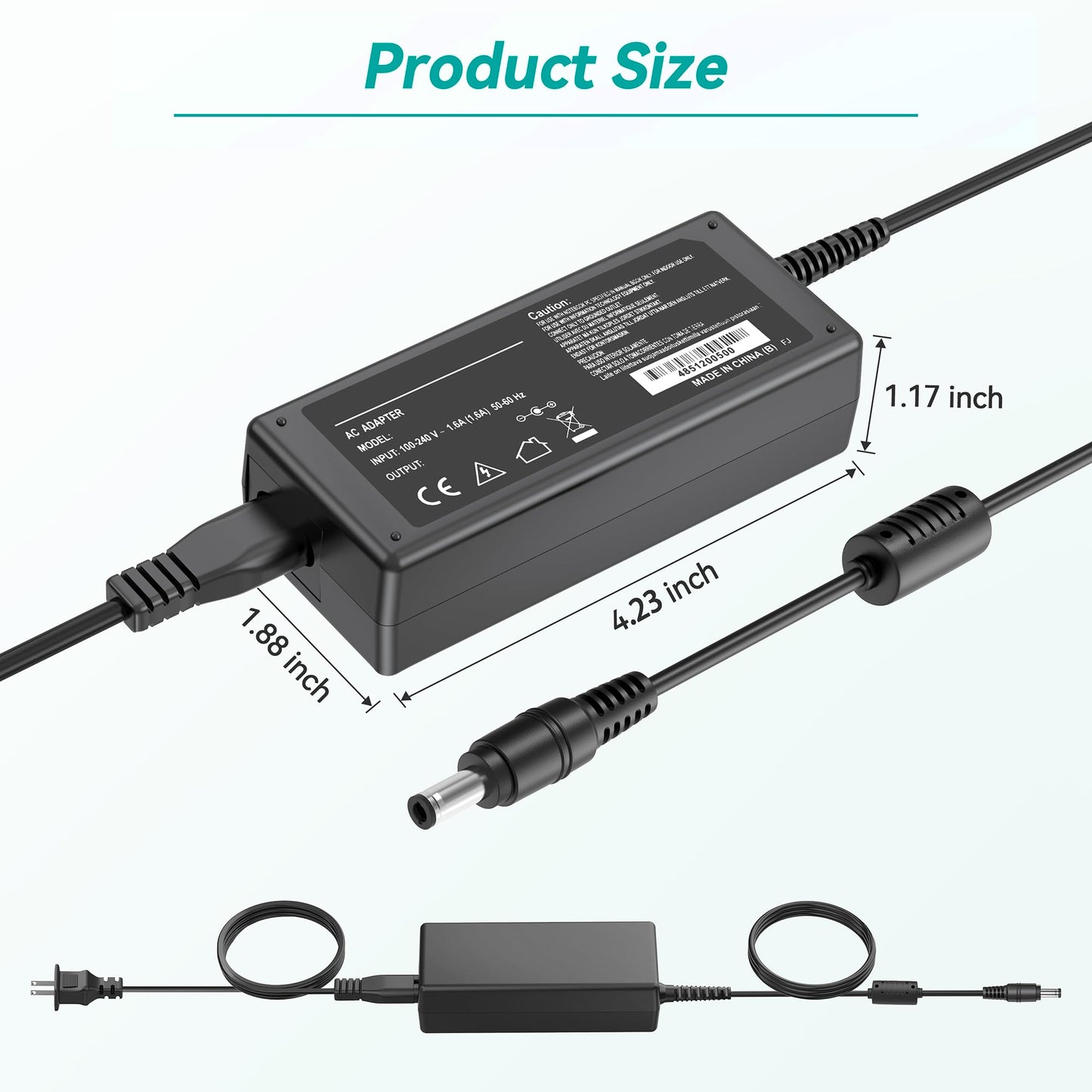 White Smoke WSUOERZER 12V AC/DC Adapter Compatible with OPI GL903 V3 GL903V3 GL903-US 3.0 GL 903 Professional Star Light Gel LED Corded Lamp Nail Polish Dryer GL803 803 O.P.I OPl 12VDC 3A Charger