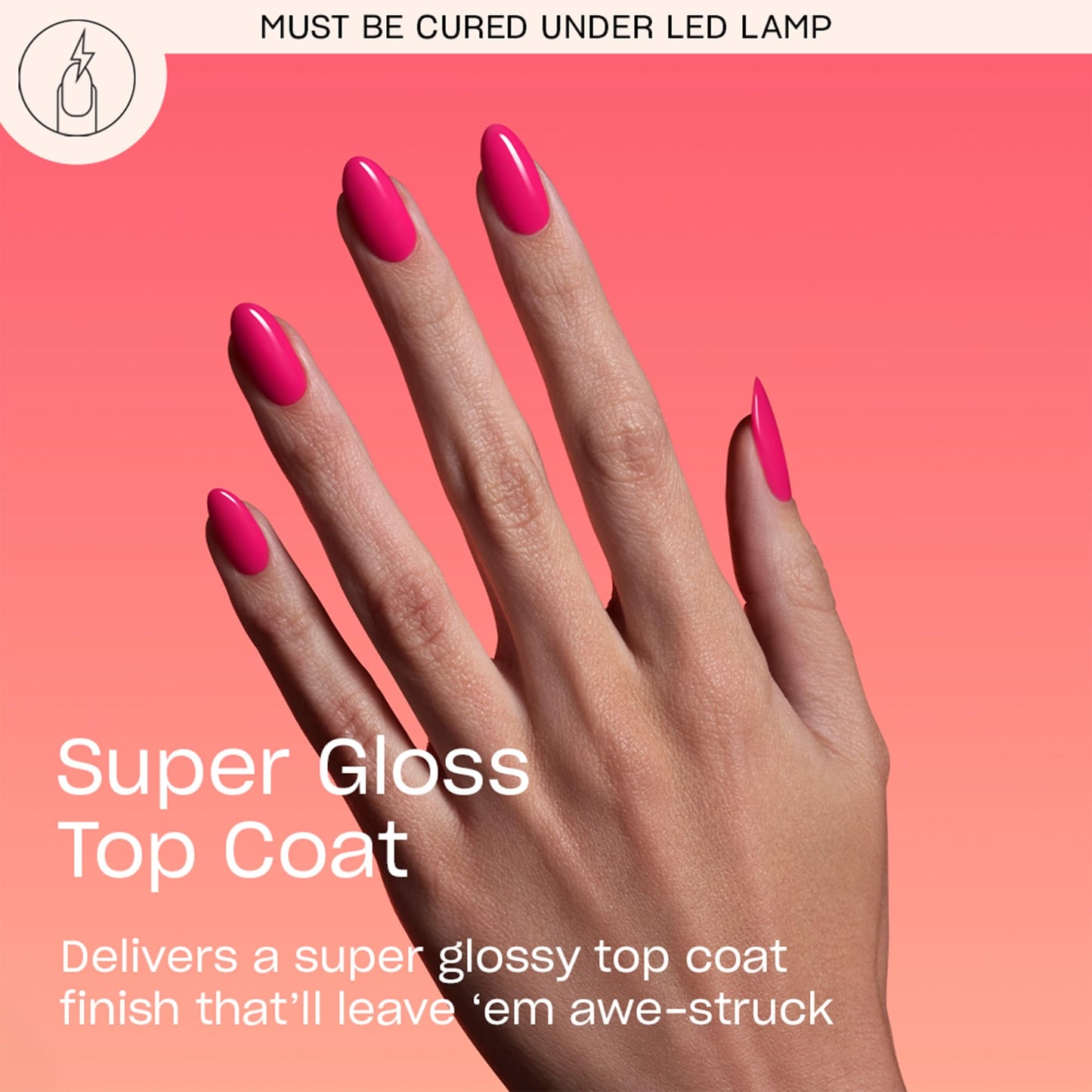 Salmon OPI GelColor System Bundle | Super Base Coat + Super Gloss Top Coat + OPI Star Light Gel Lamp 3.0, Premium LED Curing Lamp