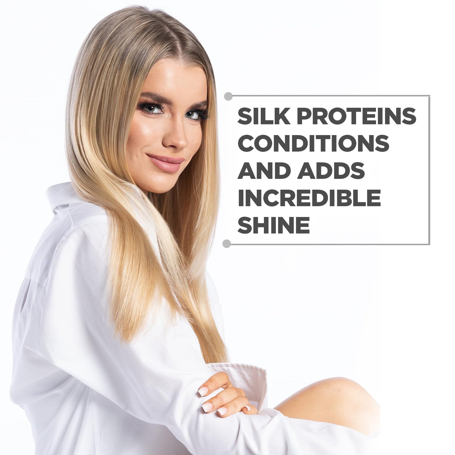 White Smoke BioSilk Silk Therapy Conditioner - Sulfate, Paraben and Gluten Free, 12 oz(Pack of 12)