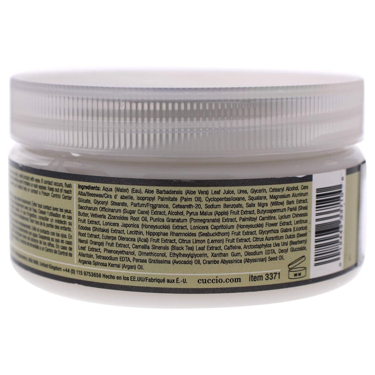 Dim Gray Cuccio Intense Hydrating Treatment – 8 oz Shea & Vetiver Moisturizing Cream for Dry, Rough Skin – Deep Nourishment with Vitamins and Oils – Daily Use Body Moisturizer