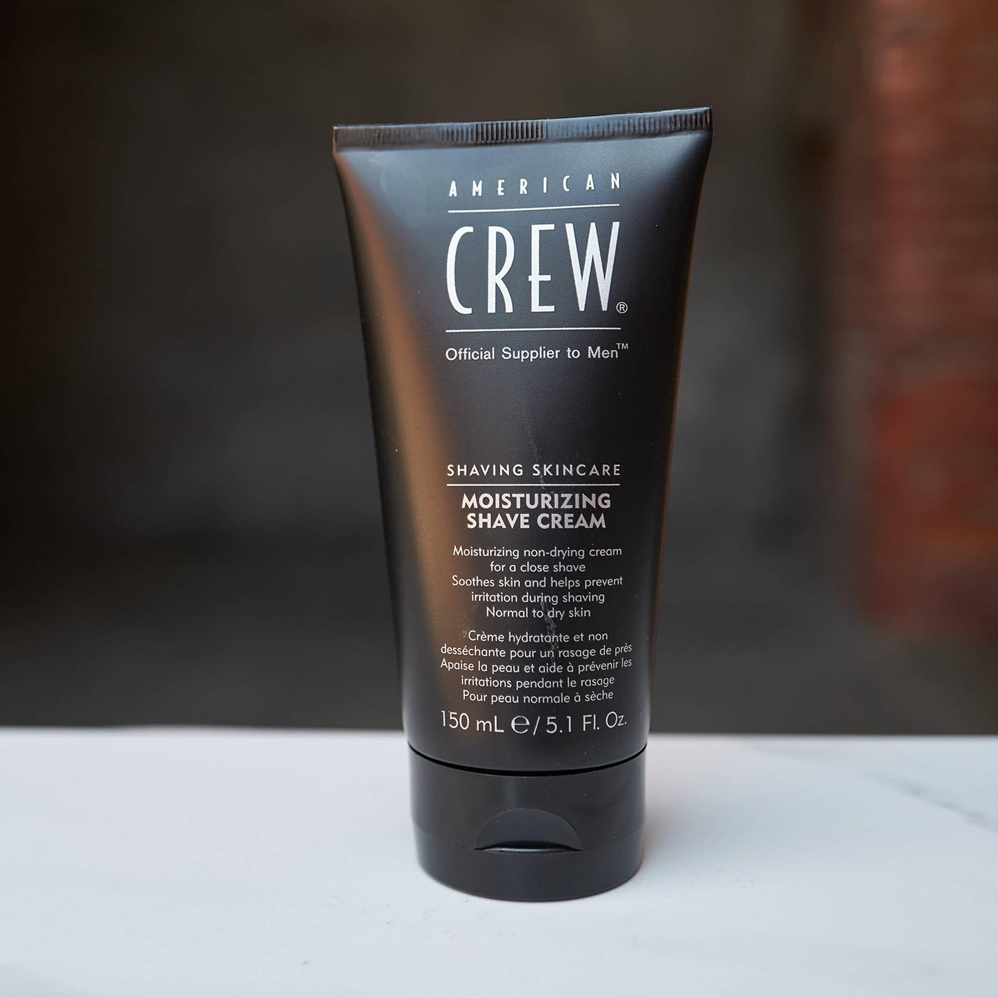 Dark Slate Gray American Crew Shave Cream for Men, Moisturizing Shave Cream, 5.1 Fl Oz