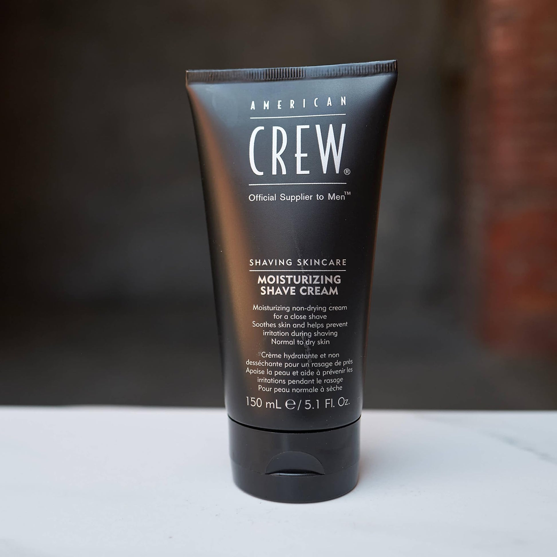 Dark Slate Gray American Crew Shave Cream for Men, Moisturizing Shave Cream, 5.1 Fl Oz