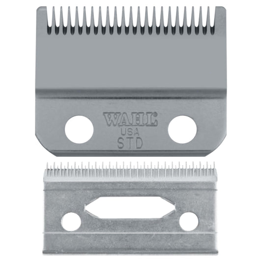 Dark Gray Wahl Professional 2-Hole Stagger-Tooth Clipper Blade, Cordless Magic Clip, Professional Use