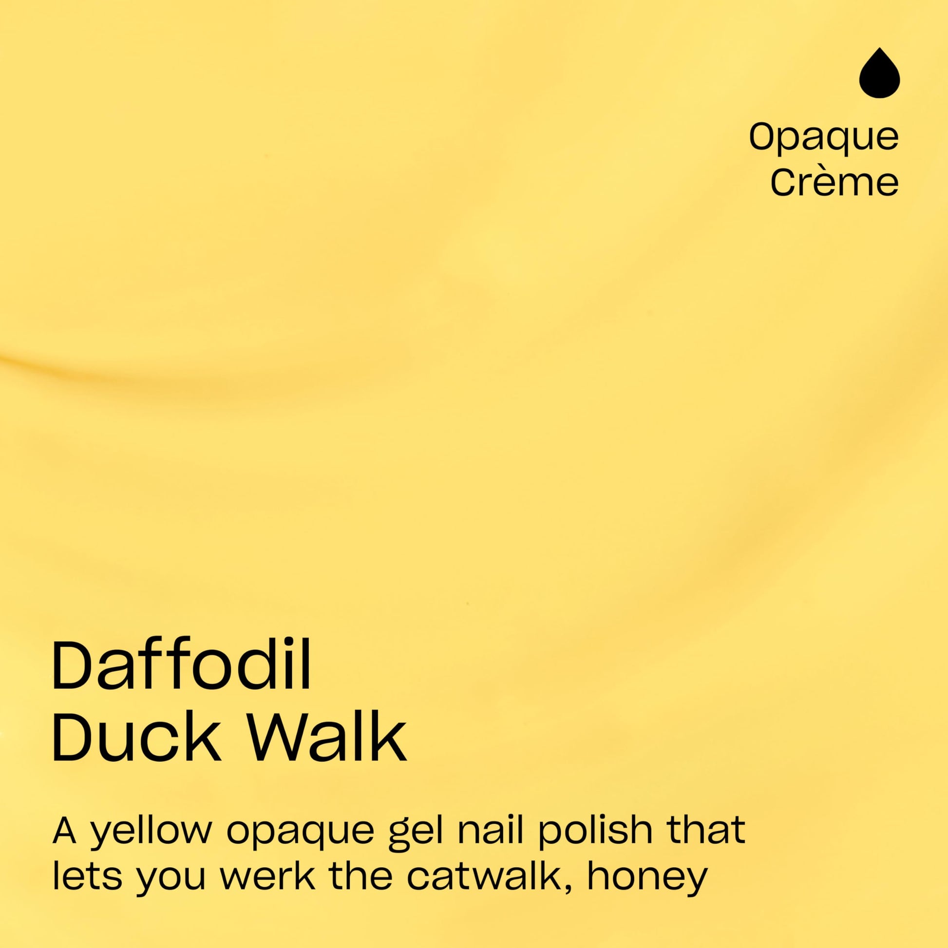 Light Goldenrod OPI GelColor Daffodil Duck Walk | Opaque Bright Yellow Crème LED Cure Gel Nail Polish | Salon-Quality Shine, Long-Lasting Wear | 0.5 Fl Oz | Make 'Em Jelly! Collection | Summer 2025