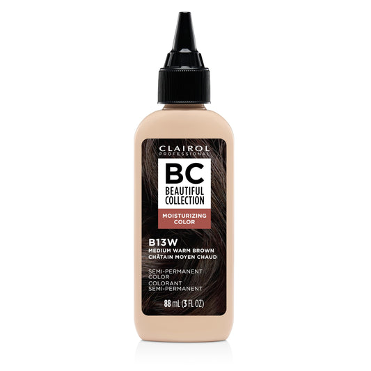 White Smoke Clairol Professional Beautiful Collection Hair Color, 13W Medium Warm Brown, 3 Fl Oz - Packaging May Vary