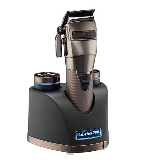 White Smoke BaBylissPRO SNAPFX Hair Clipper for Men FX890 Professional High-Torque Clipper