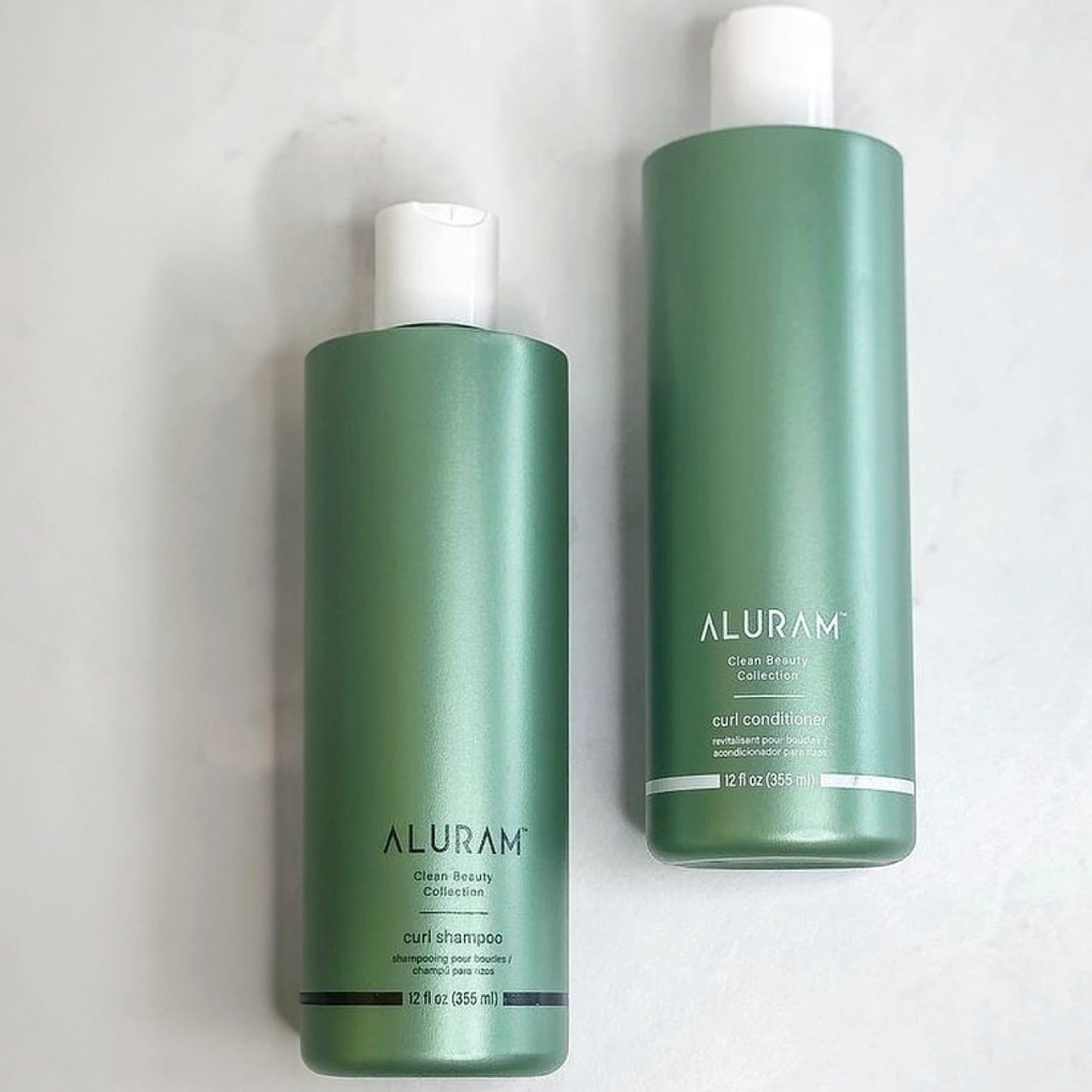 Lavender ALURAM Curl Shampoo, Clarifying Coconut Water Infused and Lightweight Cleansing For Curly Hair, 12 Fl Oz