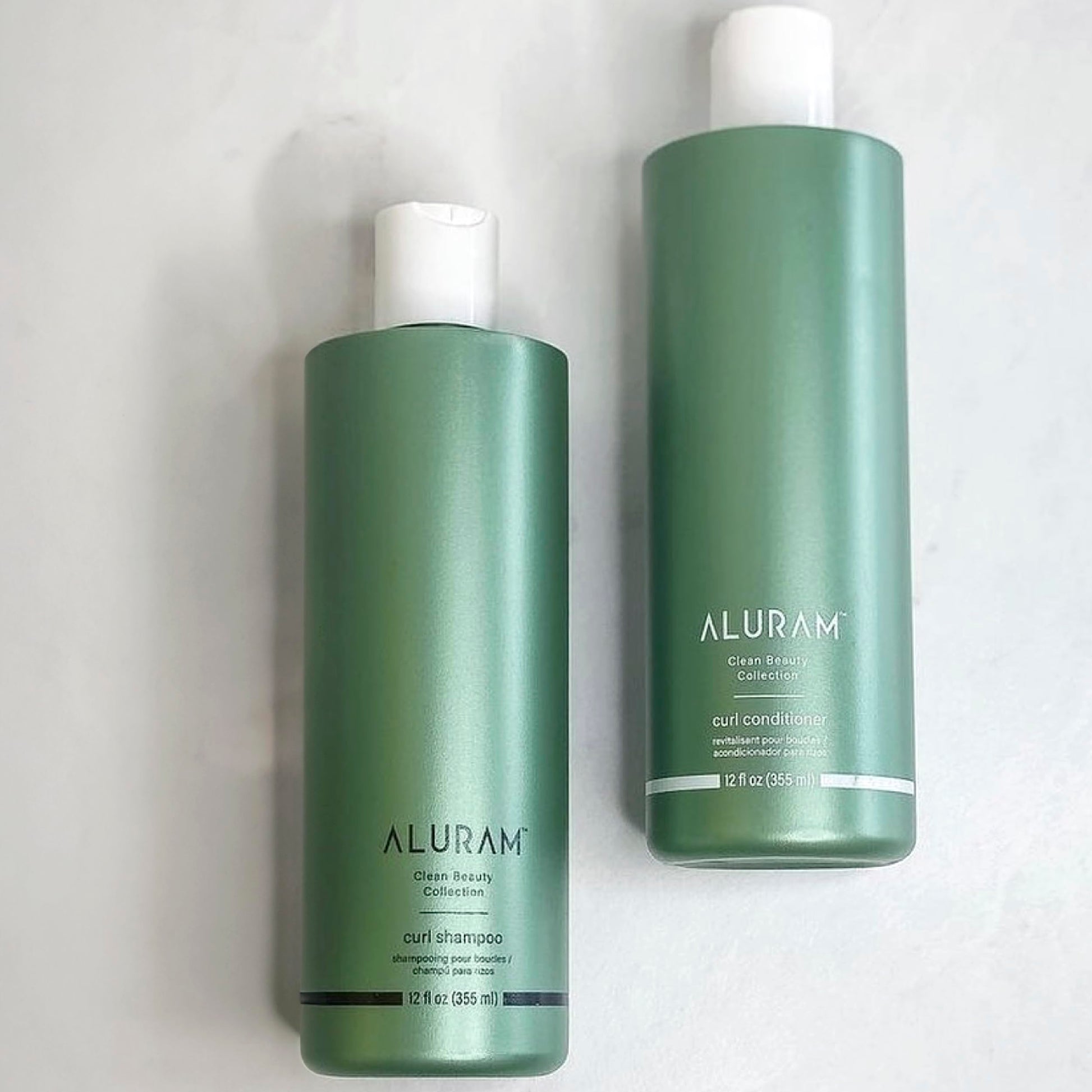 Lavender ALURAM Curl Shampoo, Clarifying Coconut Water Infused and Lightweight Cleansing For Curly Hair, 12 Fl Oz