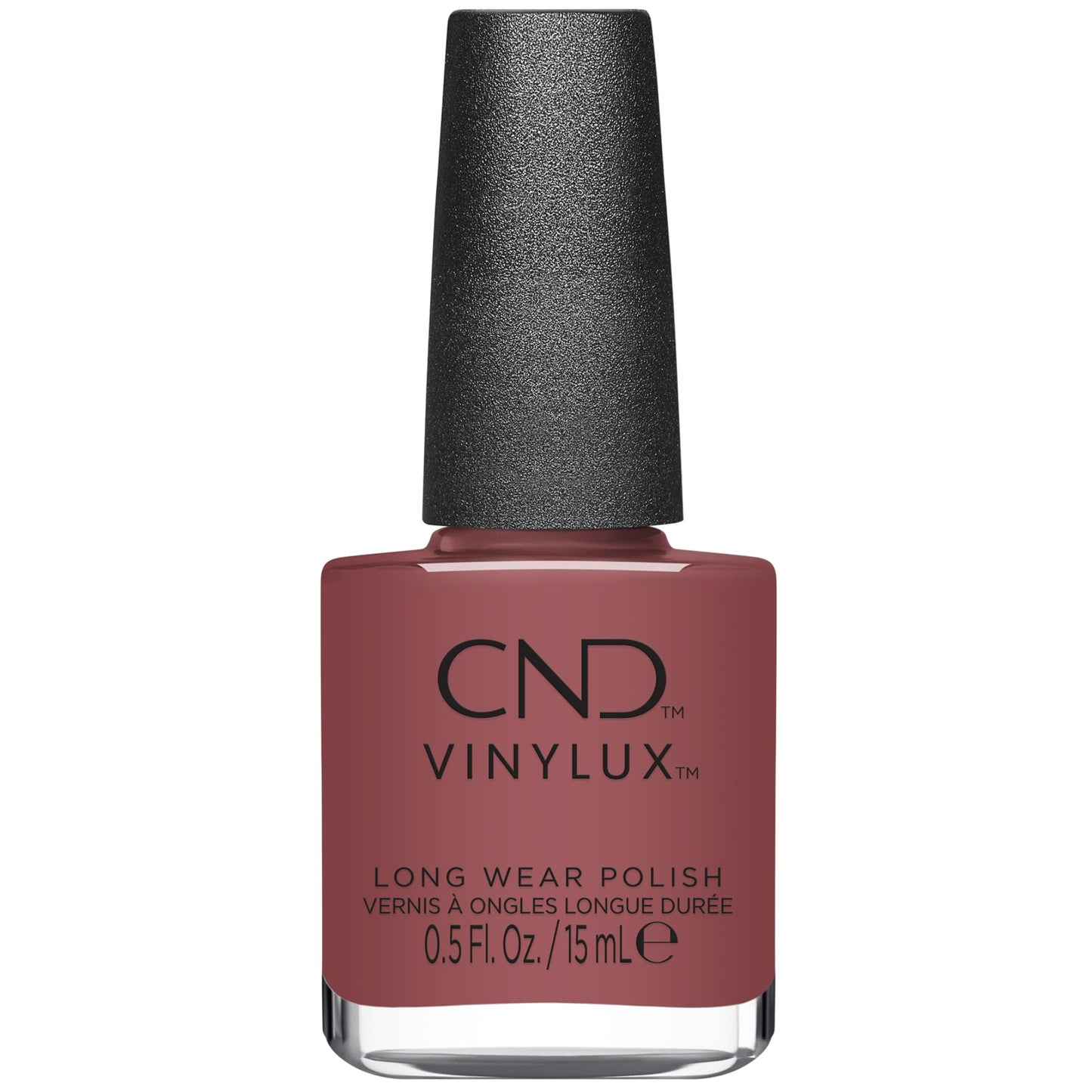 White Smoke CND Vinylux Longwear Red Nail Polish, Gel-like Shine & Chip Resistant Color, Rose-Mance, 0.5 fl. oz