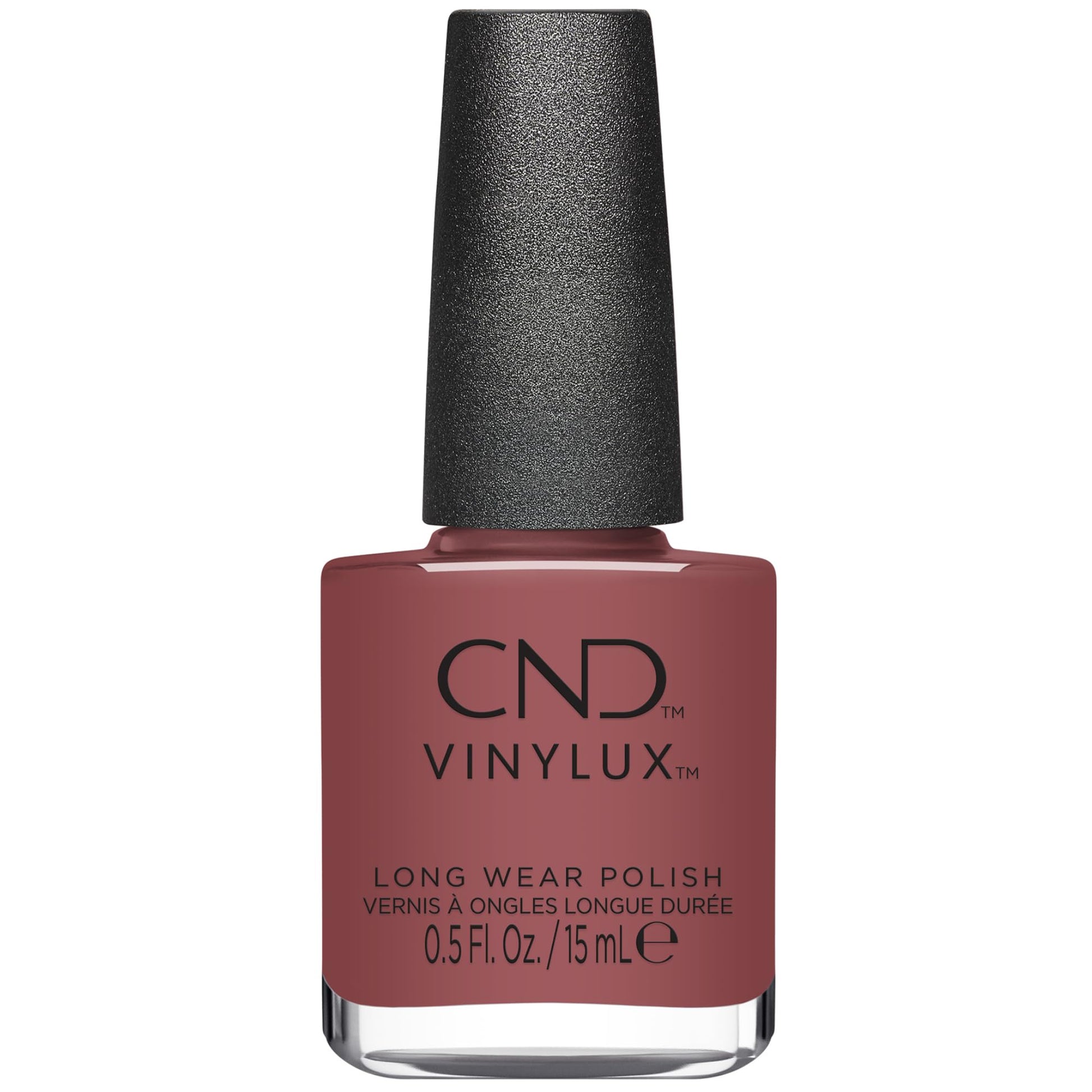 White Smoke CND Vinylux Longwear Red Nail Polish, Gel-like Shine & Chip Resistant Color, Rose-Mance, 0.5 fl. oz
