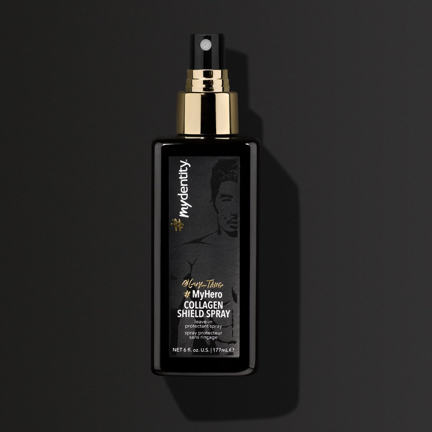 Dark Slate Gray #mydentity MyHero Collagen Shield Spray, 6oz | Leave-In Condtioner | Heat Protection Up To 450 degrees