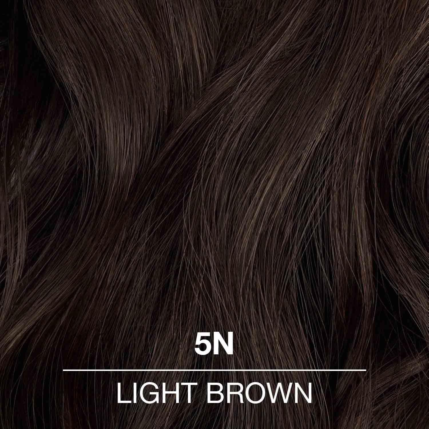Black COLORCHARM Permanent Liquid Hair Color | 5N Light Brown | Up to 100% Gray Coverage | 1.42 Fl Oz