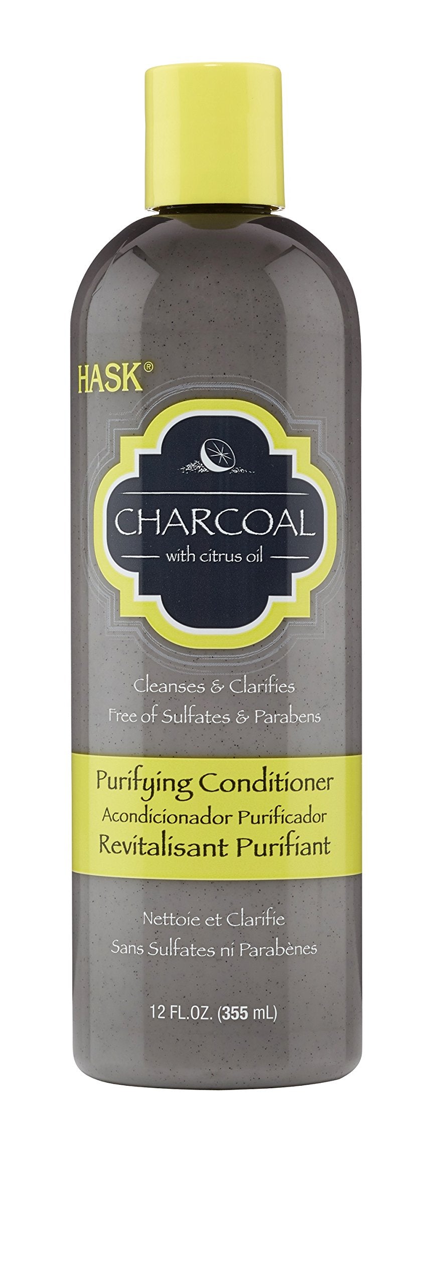 White Smoke Hask Charcoal Clarifying Conditioner, 12 Ounce