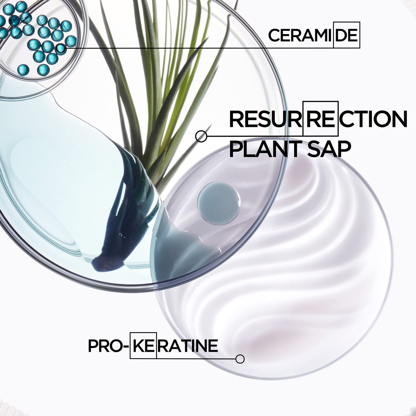 White Smoke KERASTASE Resistance Ciment Anti-Usure Treatment - Restorative Anti-Breakage Cream, Strengthens Weak, Brittle, Damaged Hair, Softens and Enhances Shine