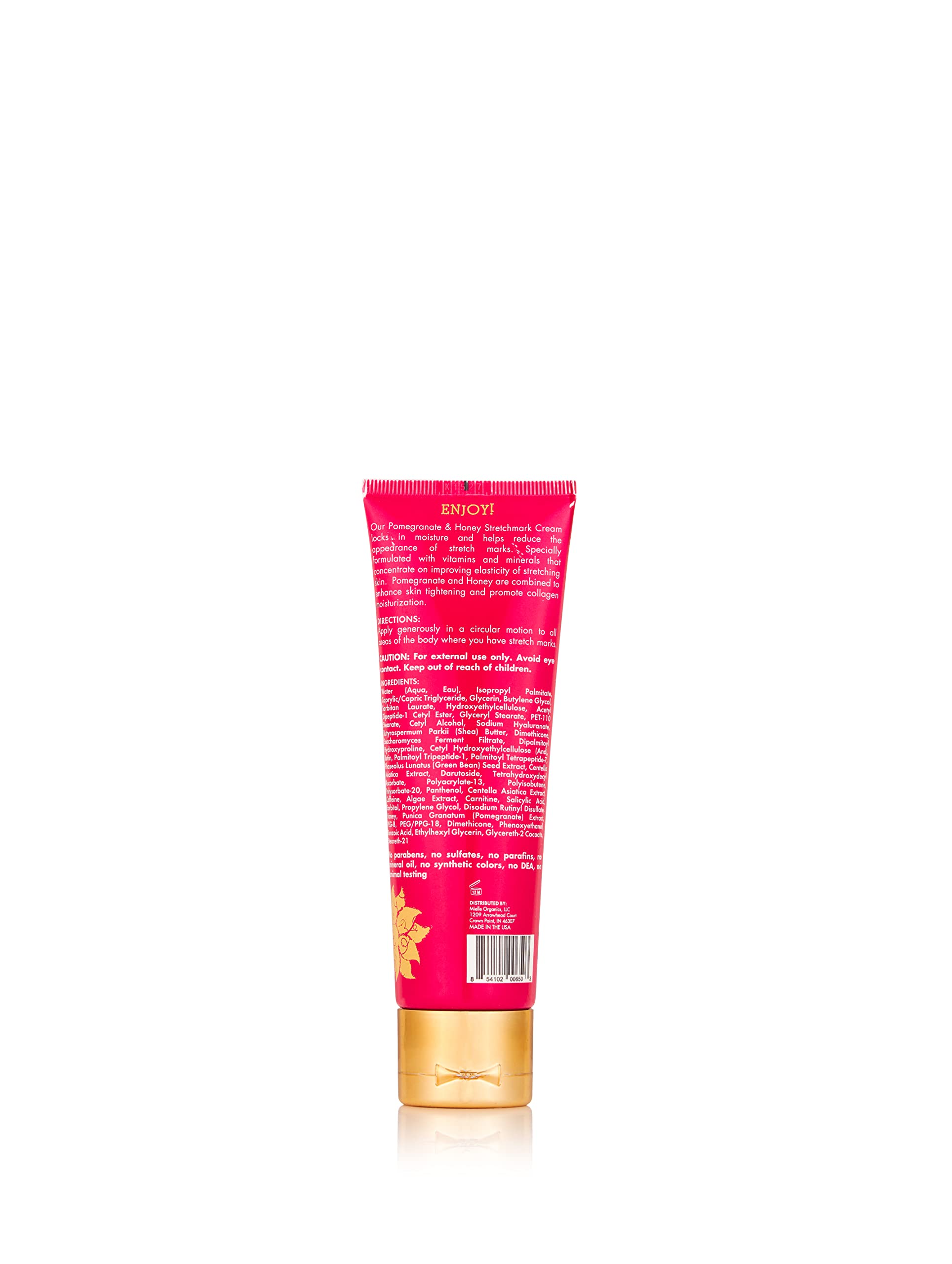 White Smoke Mielle Organics Pomegranate & Honey Stretch Mark Cream, 3 Ounces