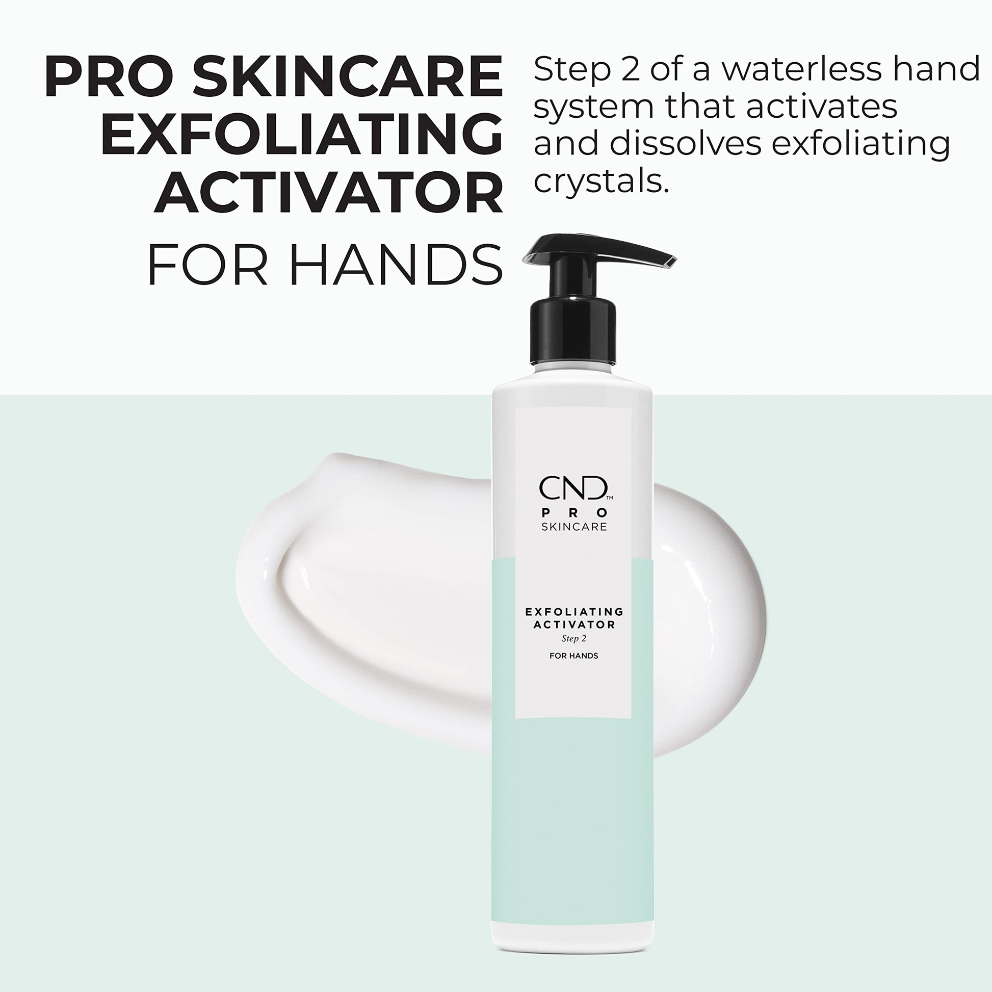 Lavender CND Pro Skincare Exfoliating Activator for Hands, Made with Natural Origin Aloe Leaf, Use with Exfoliating Scrub, Step 2, 10.1 Oz