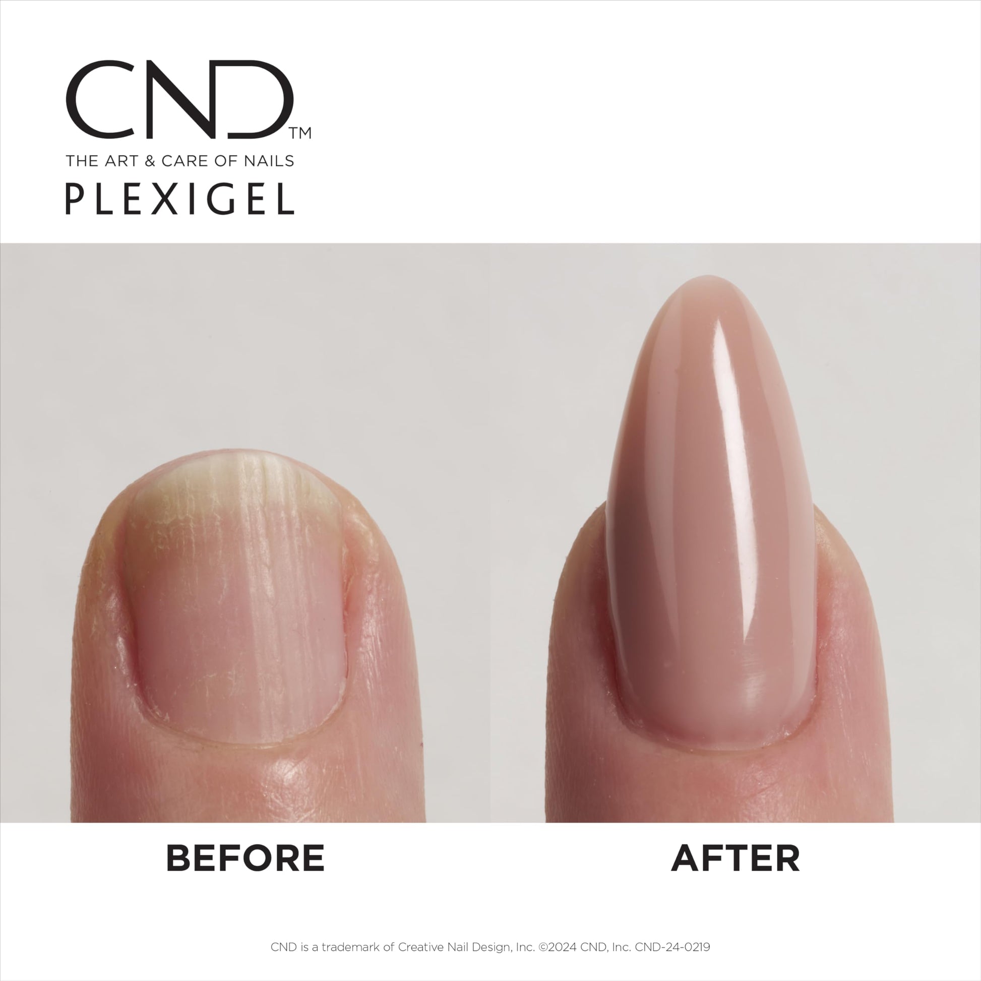 White Smoke CND Plexigel Color Builder Gel Oat Milk 0.5oz