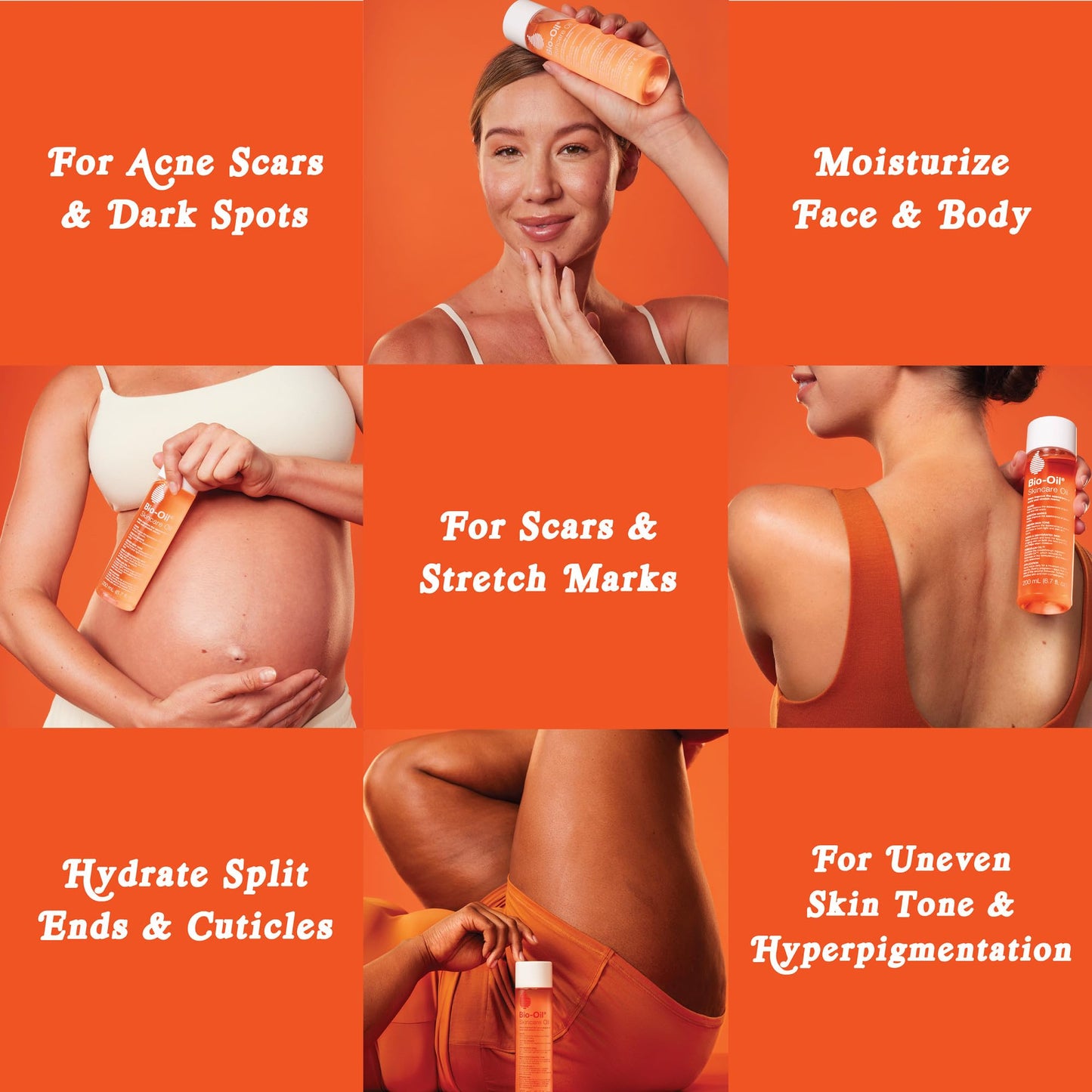 Chocolate Bio-Oil Skincare Body Oil Serum for Scars and Stretch Marks, Face and Body Moisturizer with Vitamin E & A for Sensitive Dry Skin, Dermatologist Recommended, Non-Comedogenic, 4.2 Oz
