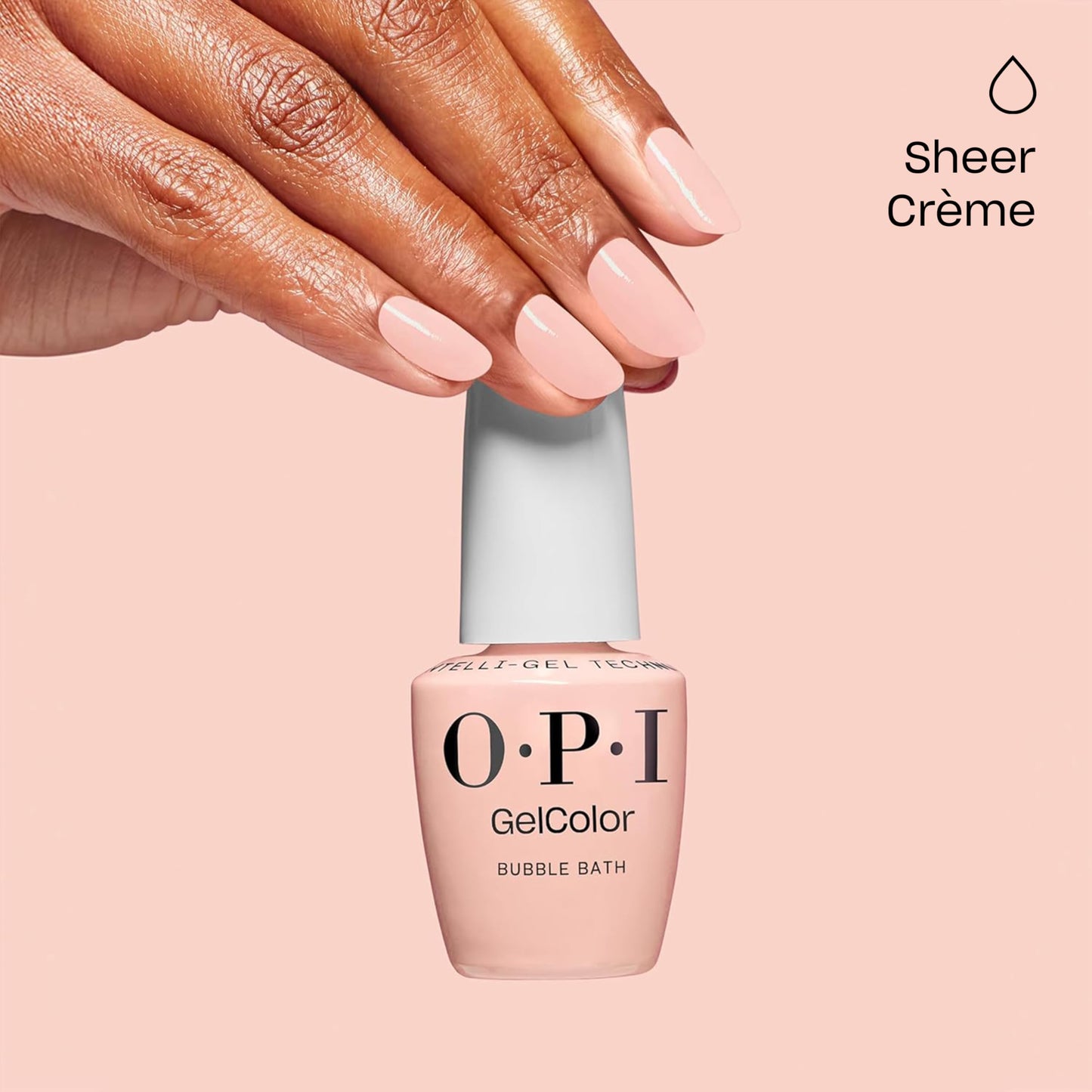Bisque OPI GelColor Iconic Pink Shades Gel Nail Polish Trio Bundle | Strawberry Margarita + Bubble Bath + Put It in Neutral Crème UV Cure Gel Polish Colors