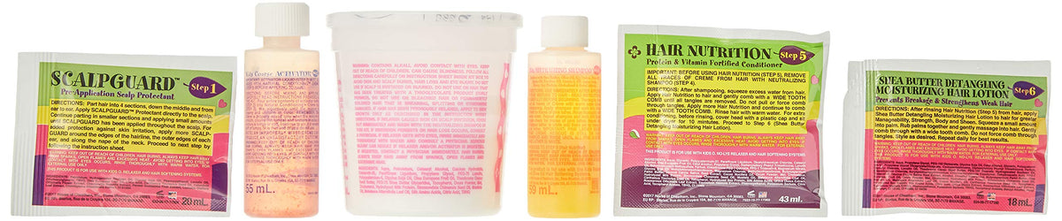 White Smoke Kids Originals by Africa's Best Natural Conditioning Relaxer System, No Lye Formula, For Kids Coarse Hair, enriched Extra Virgin Olive Oil, Shea Butter, and Vitamin E