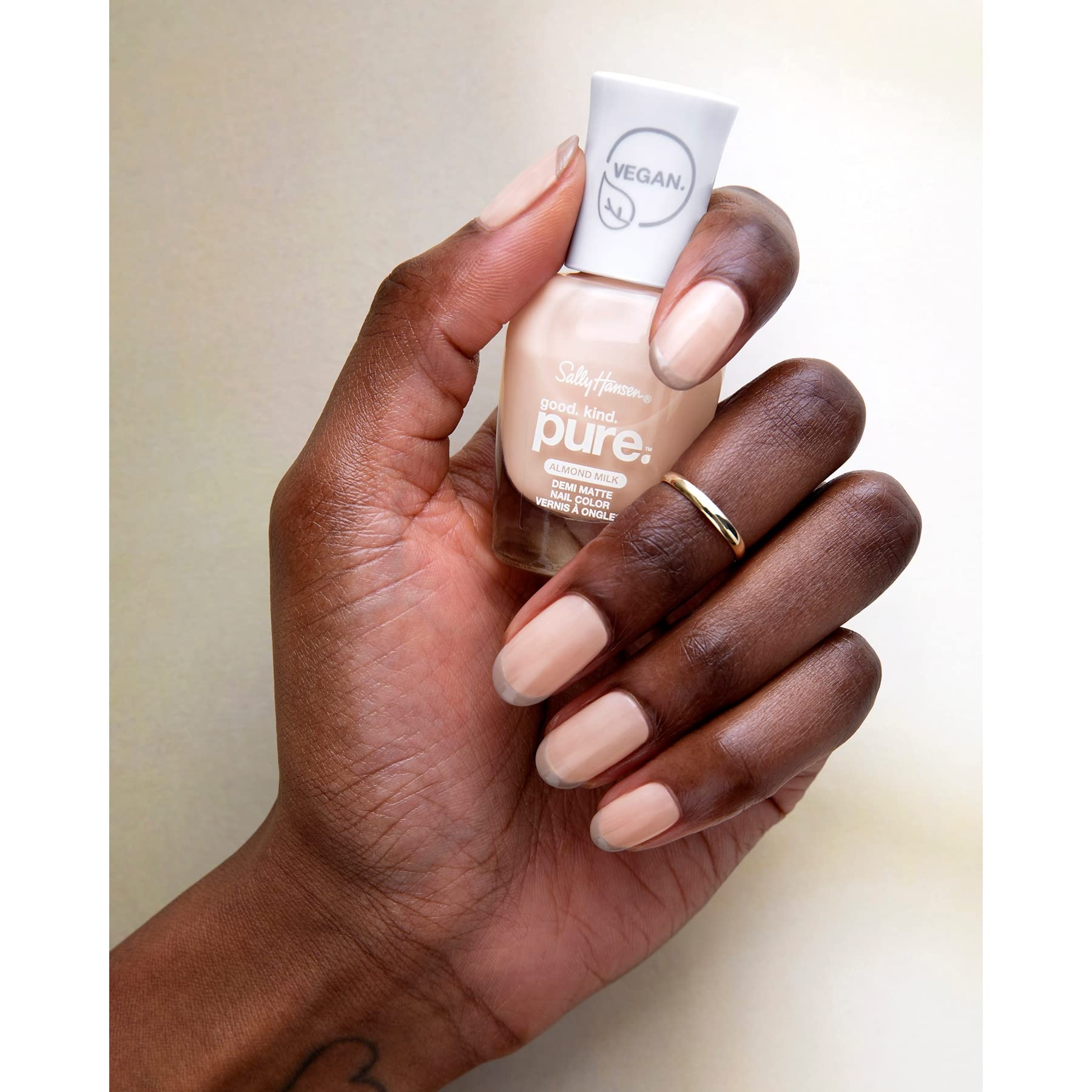 White Smoke Sally Hansen Good.Kind.Pure Nail Polish 250 Pink Sapphire 0.33 fl oz (Pack of 1)