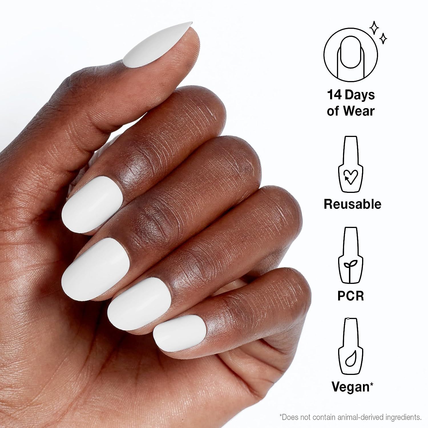 White Smoke Bundle of OPI xPress/On Press On Nails, With Nail Glue, Short White Nails, Funny Bunny + OPI ProSpa Nail and Cuticle Oil, 0.5 fl oz