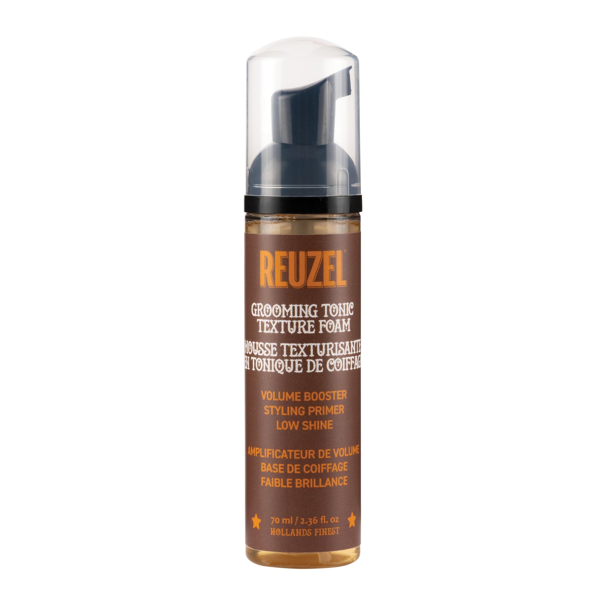 White Smoke REUZEL Grooming Tonic Texture Foam, Styling Booster with Low Shine and Great Styling Power - 2.36 fl. oz