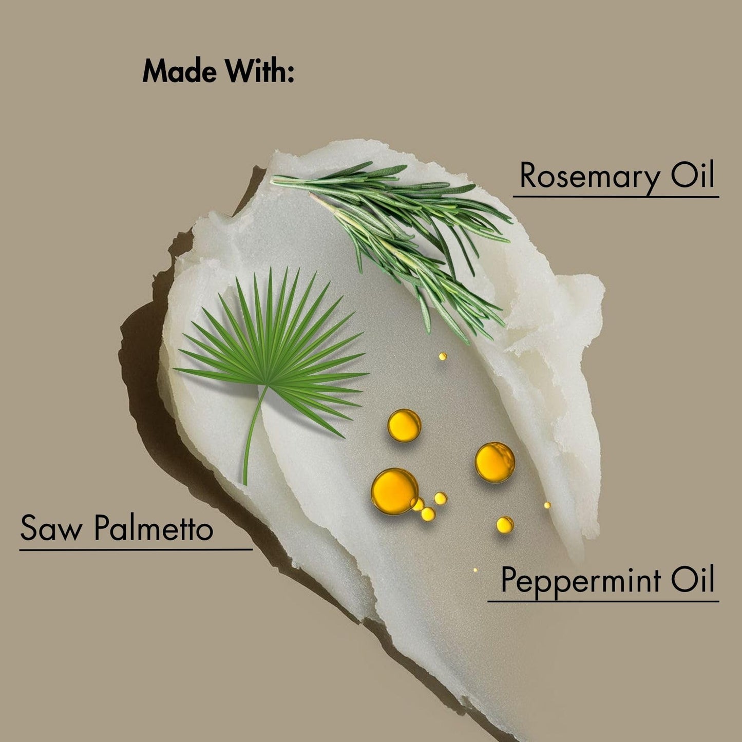 Rosy Brown As I Am Rosemary Edge Control 2 oz - with Biotin & Saw Palmetto