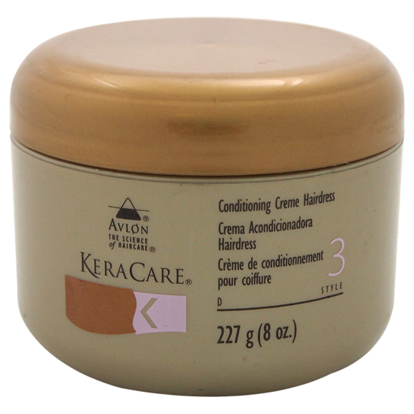 Rosy Brown Avlon Keracare Conditioning Hairdress Unisex Creme, 8 Ounce