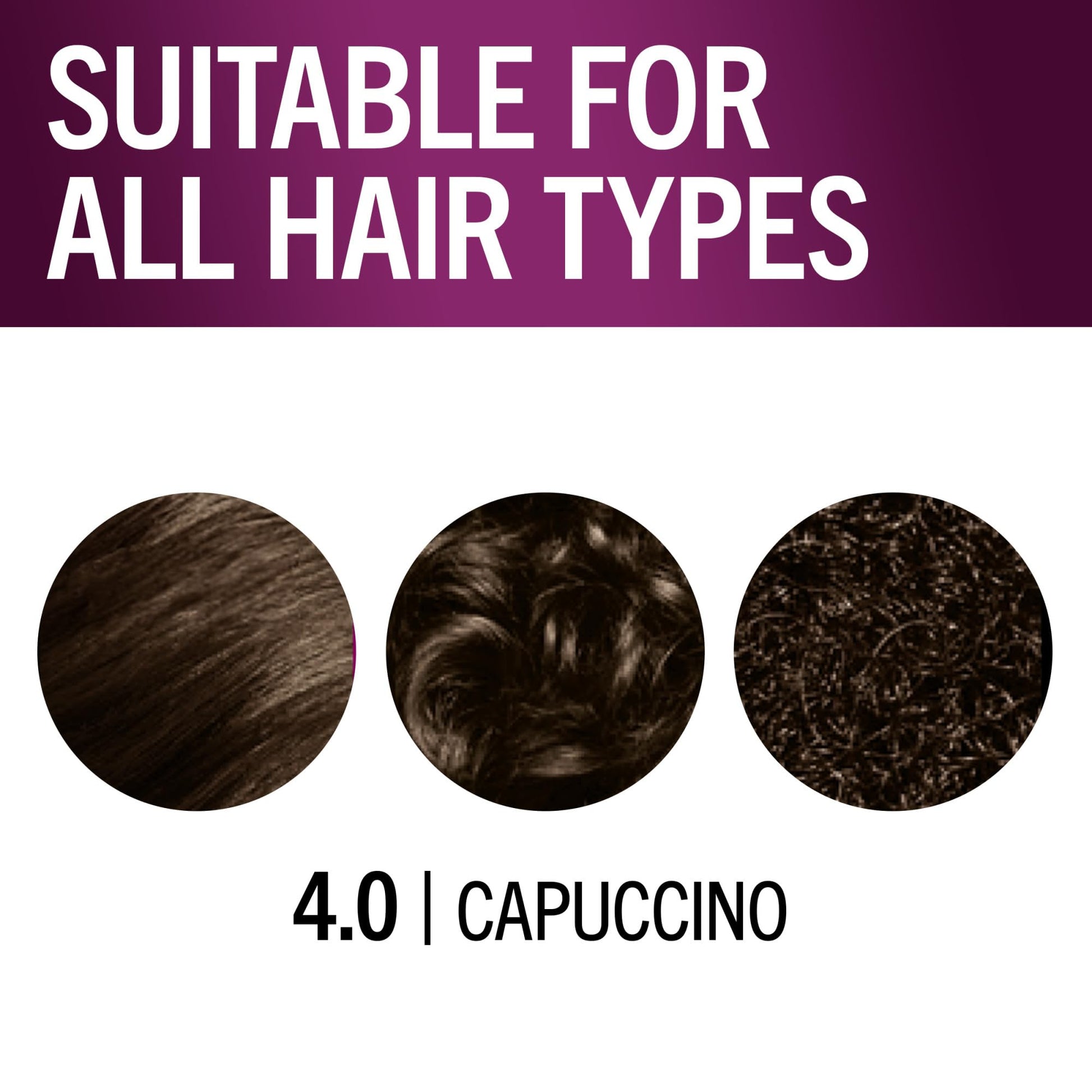 White Smoke Schwarzkopf Keratin Permanent Hair Dye Cream, 4.0 Cappuccino, Professional Quality Color for Up to 100% Gray Coverage, Bond Enforcing System
