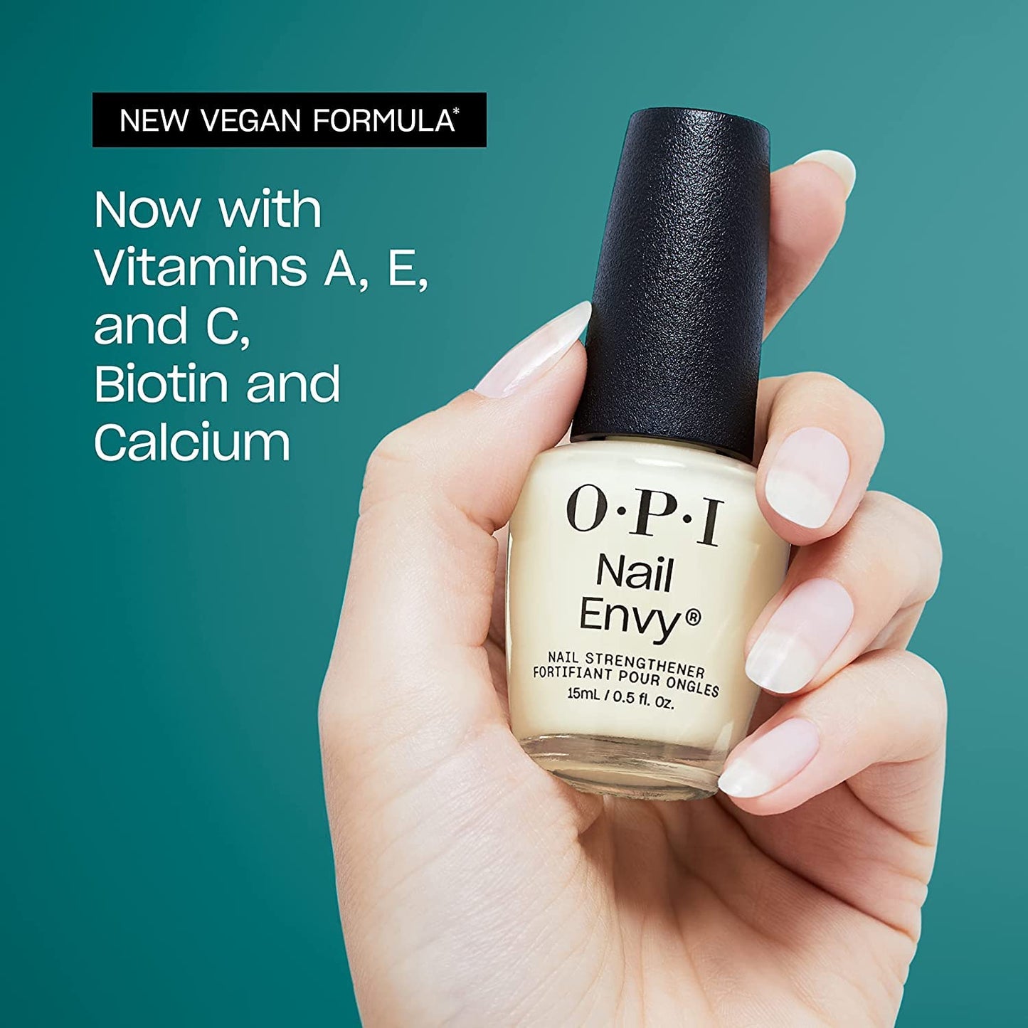 Cadet Blue OPI Nail Envy, 0.5 fl oz and OPI Start to Finish, 3-in-1 Treatment, Base Coat, Top Coat, Nail Strengthener, 0.5 fl oz