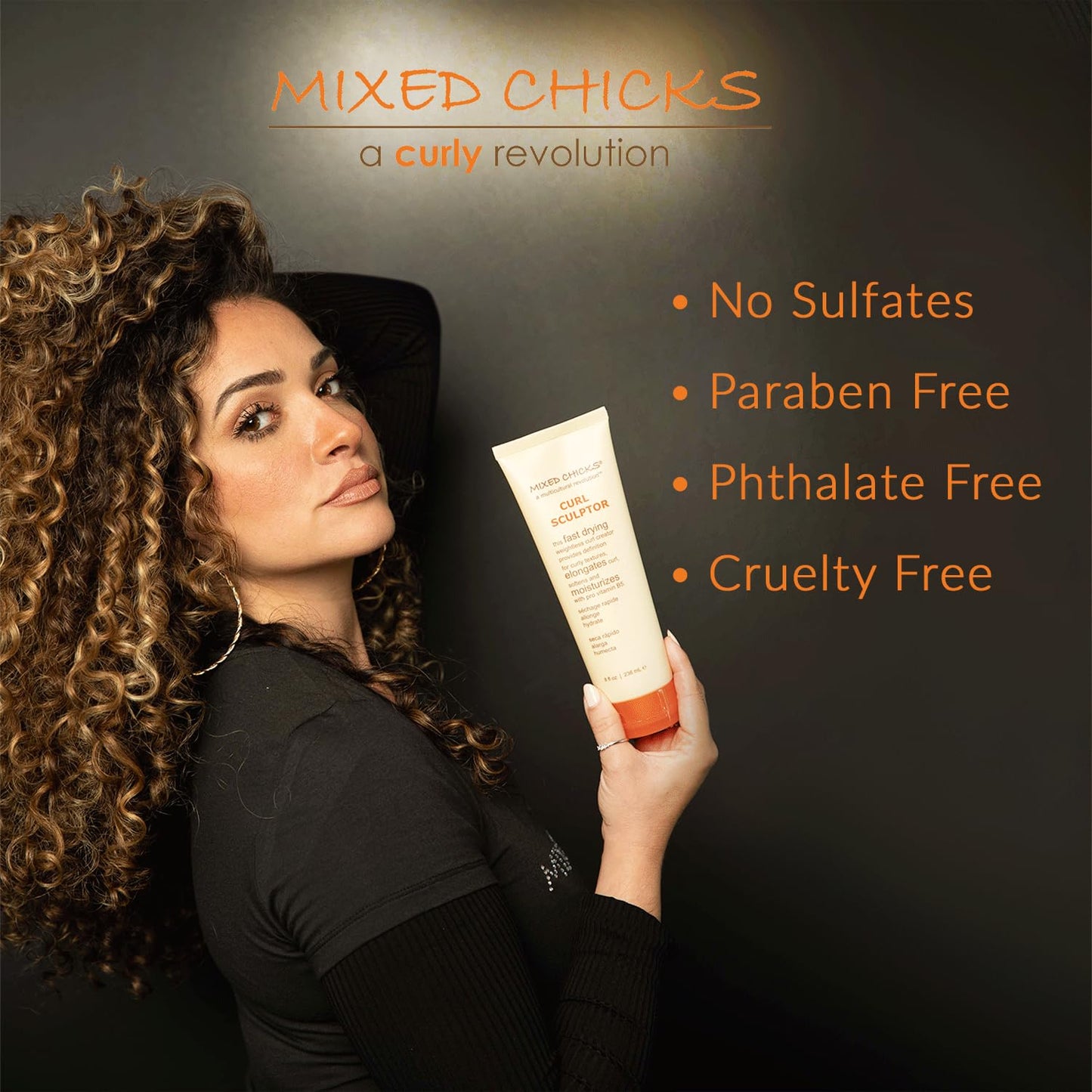 Dark Slate Gray Mixed Chicks Curl Sculptor – Hair Definer, 8 fl.oz