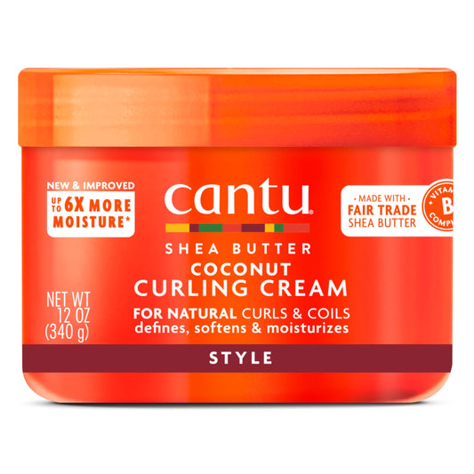 Orange Red U/S/H/ Cantu S/B Coco Cur Size 12z U/S/H/ Cantu Shea Butter Coconut Curling Cream 12 Oz