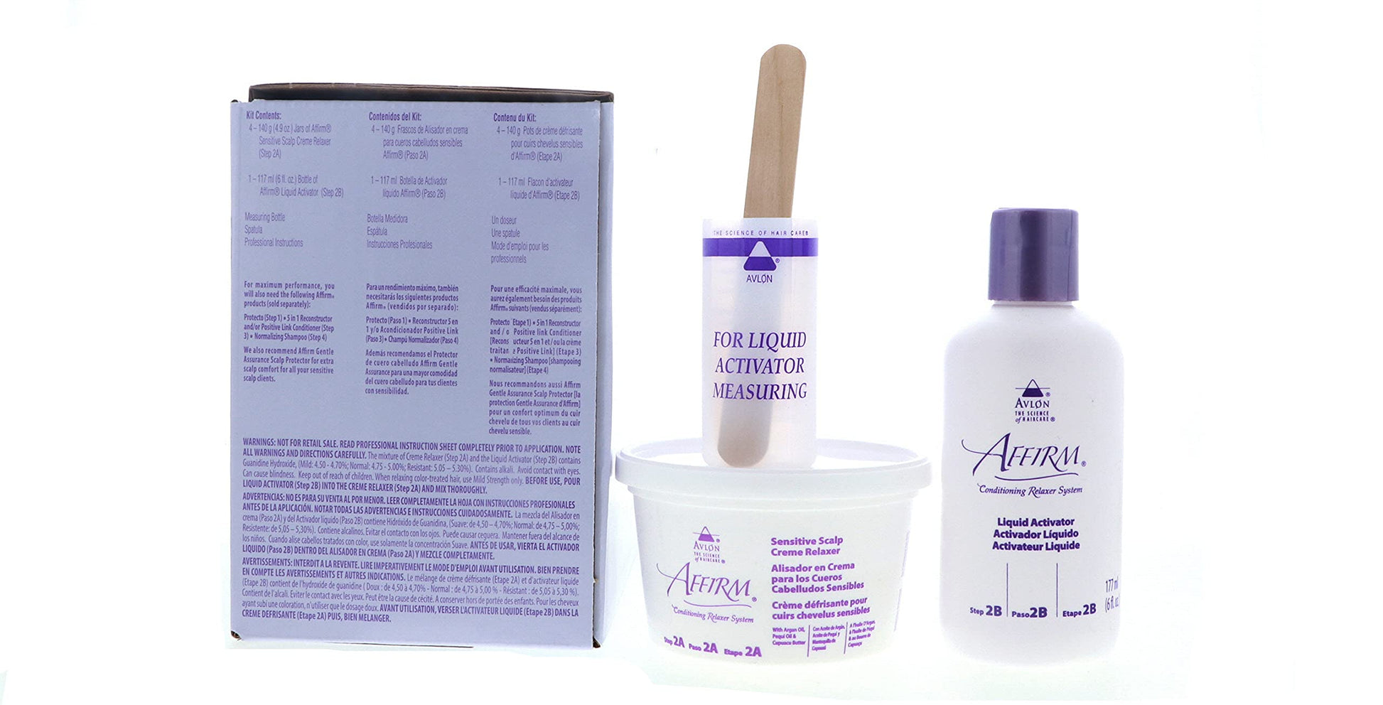 White Smoke Affirm Relaxer Kit 4 Applications
