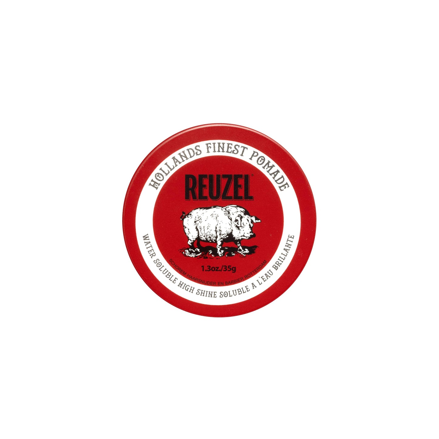 White Smoke REUZEL Red Pomade, Medium All Day Hold, Water Soluble Styling, High Shine and Flake Free, Easy To Wash Out, For All Hair Types