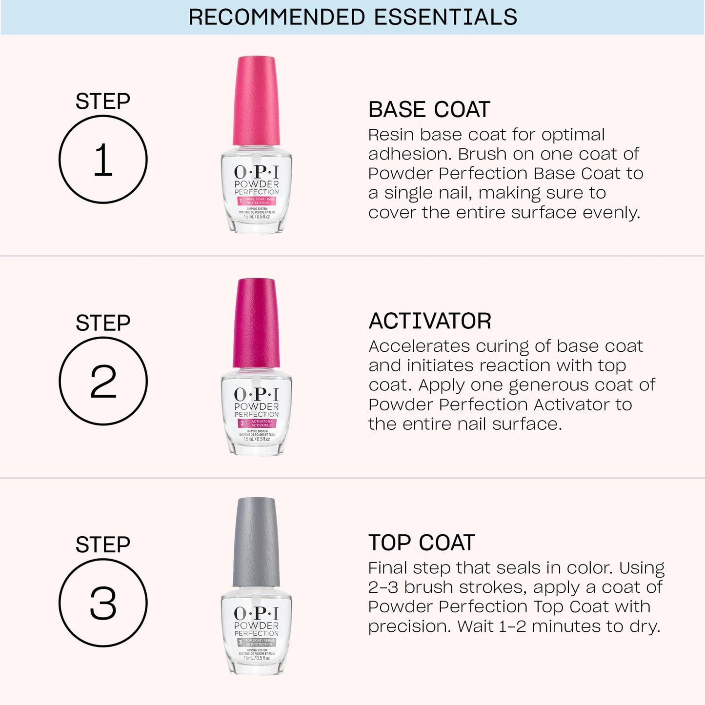 White Smoke OPI Powder Perfection Skate to the Party | Opaque Purple Purple Crème Nail Dipping Powder | Summer Make the Rules Collection