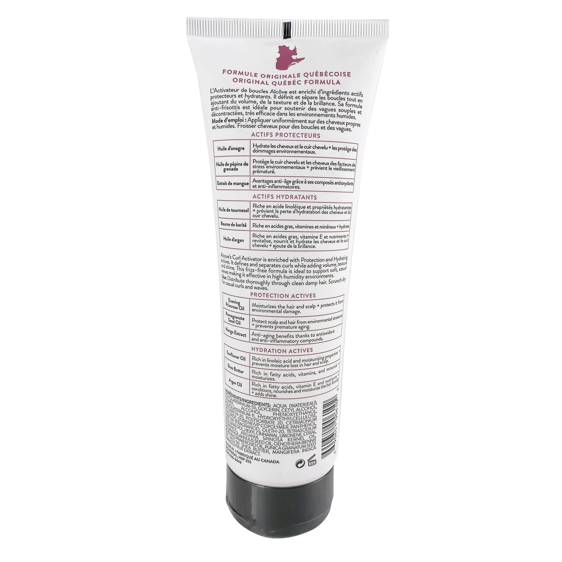 White Smoke Alcôve - Curl Activator for Curly Hair - Argan Oil, Pomegranate Seed & Mango Extract - Defining Cream for Wavy Hair - Anti Frizz - Moisturizing - Effective in High Humidity - 8.5oz
