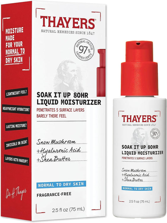 White Smoke THAYERS Soak It Up Moisturizer, 2.5 Oz